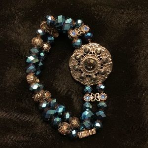 🛍💕Deep Blue Crystal Bracelet  - Super Cute😍